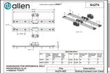 Allen公式図面・取扱説明書 (A4274)