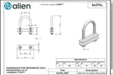 Allen公式図面・取扱説明書 (A4371L)