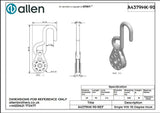 Allen公式図面・取扱説明書 (A4379HK-90)