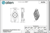 Allen公式図面・取扱説明書 (A4396)