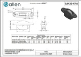 Allen公式図面・取扱説明書 (A4430-4716)