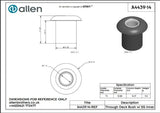 Allen公式図面・取扱説明書 (A4439-14)
