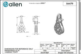 Allen公式図面・取扱説明書 (A4479)