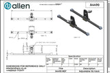 Allen公式図面・取扱説明書 (A4490)