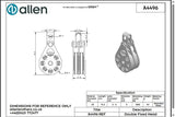 Allen公式図面・取扱説明書 (A4496)