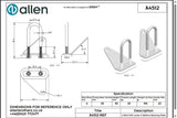 Allen公式図面・取扱説明書 (A4512)