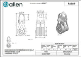 Allen公式図面・取扱説明書 (A4569)