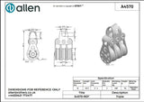 Allen公式図面・取扱説明書 (A4570)