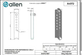 Allen公式図面・取扱説明書 (A4572)