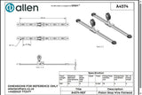 Allen公式図面・取扱説明書 (A4574)