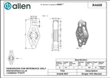 Allen公式図面・取扱説明書 (A4668)