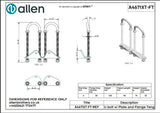 Allen公式図面・取扱説明書 (A4671XT-FT)