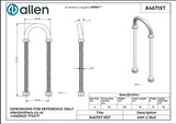Allen公式図面・取扱説明書 (A4671XT)
