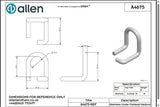 Allen公式図面・取扱説明書 (A4675)