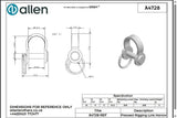 Allen公式図面・取扱説明書 (A4728)