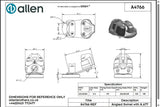 Allen公式図面・取扱説明書 (A4766)