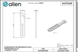 Allen公式図面・取扱説明書 (A4772DR)