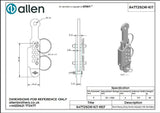Allen公式図面・取扱説明書 (A4772SDR-KIT)