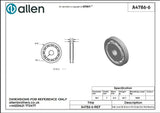 Allen公式図面・取扱説明書 (A4786-6)