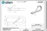 Allen公式図面・取扱説明書 (A4869K)