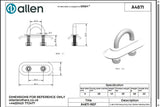 Allen公式図面・取扱説明書 (A4871)