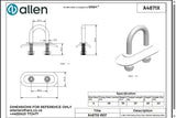 Allen公式図面・取扱説明書 (A4871X)