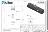 Allen公式図面・取扱説明書 (A4904LZ)