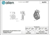 Allen公式図面・取扱説明書 (A4993)