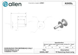 Allen公式図面・取扱説明書 (A5105L)