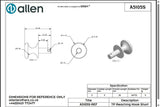 Allen公式図面・取扱説明書 (A5105S)