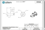 Allen公式図面・取扱説明書 (A5106S)