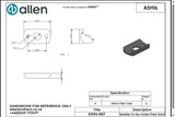 Allen公式図面・取扱説明書 (A5196)