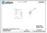 Allen公式図面・取扱説明書 (A5208-9)