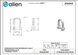 Allen公式図面・取扱説明書 (A5404S)