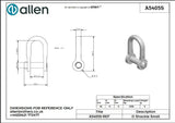 Allen公式図面・取扱説明書 (A5405S)