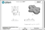 Allen公式図面・取扱説明書 (A5847)