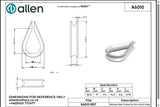 Allen公式図面・取扱説明書 (A6010)