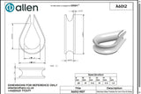 Allen公式図面・取扱説明書 (A6012)