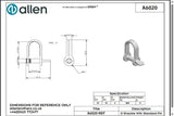 Allen公式図面・取扱説明書 (A6020)