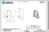 Allen公式図面・取扱説明書 (A6022)