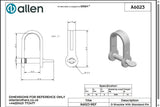 Allen公式図面・取扱説明書 (A6023)