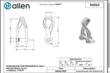 Allen公式図面・取扱説明書 (A6062)
