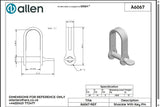 Allen公式図面・取扱説明書 (A6067)