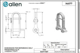 Allen公式図面・取扱説明書 (A6077)