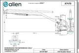 Allen公式図面・取扱説明書 (A7470)