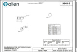 Allen公式図面・取扱説明書 (A8411-2)