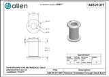 Allen公式図面・取扱説明書 (A8439-21T)