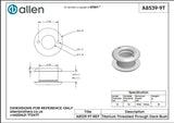Allen公式図面・取扱説明書 (A8539-9T)