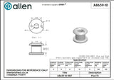 Allen公式図面・取扱説明書 (A8639-10-)