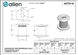 Allen公式図面・取扱説明書 (A8739-18-)